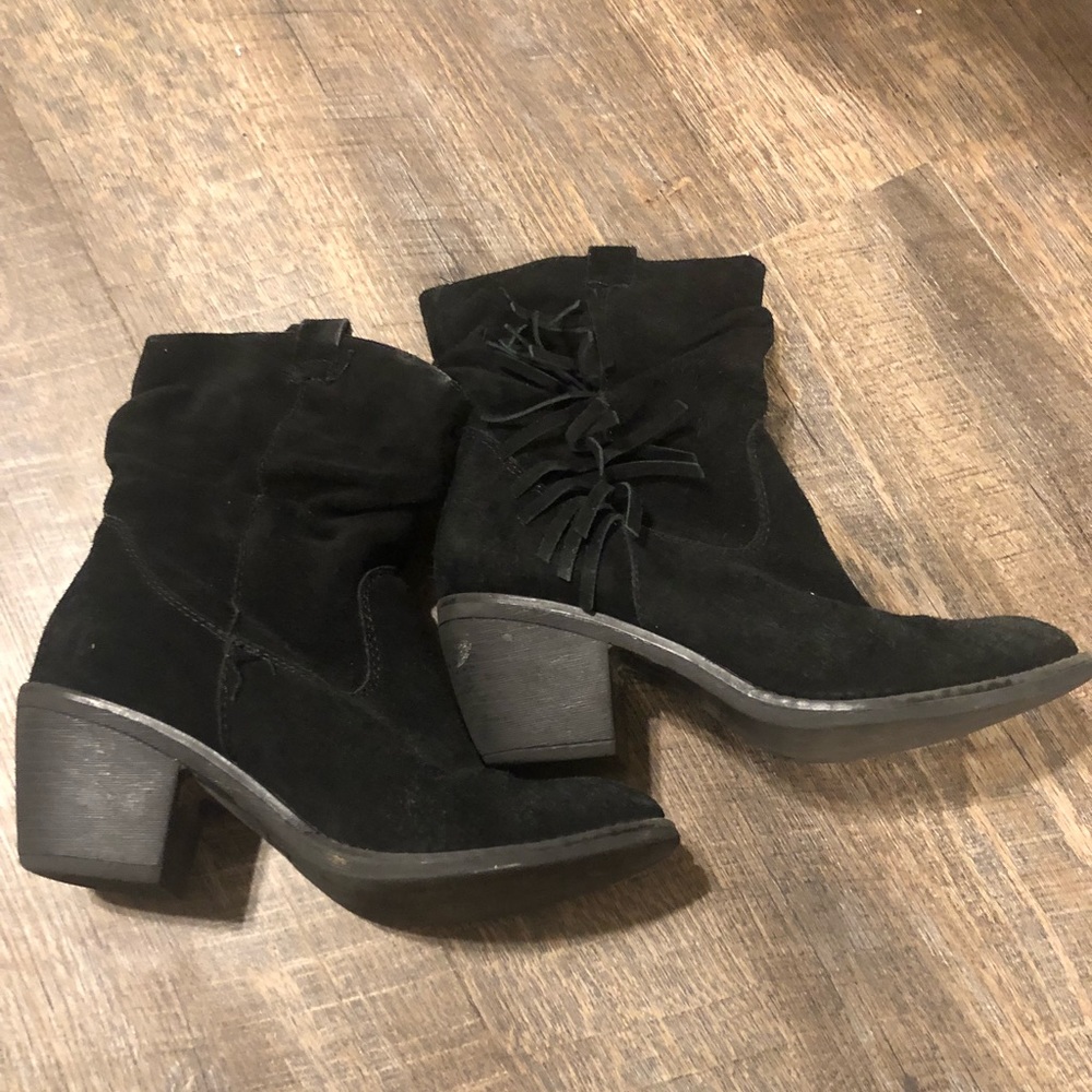 Chunky heel boots